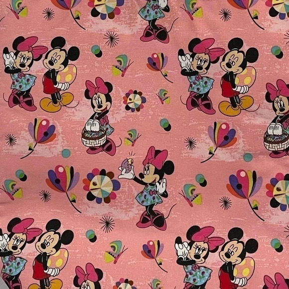 Minnie Mouse Easter Spring Themed Small Sized Eco-Friendly Market Tote Bag - Picture 6 of 7